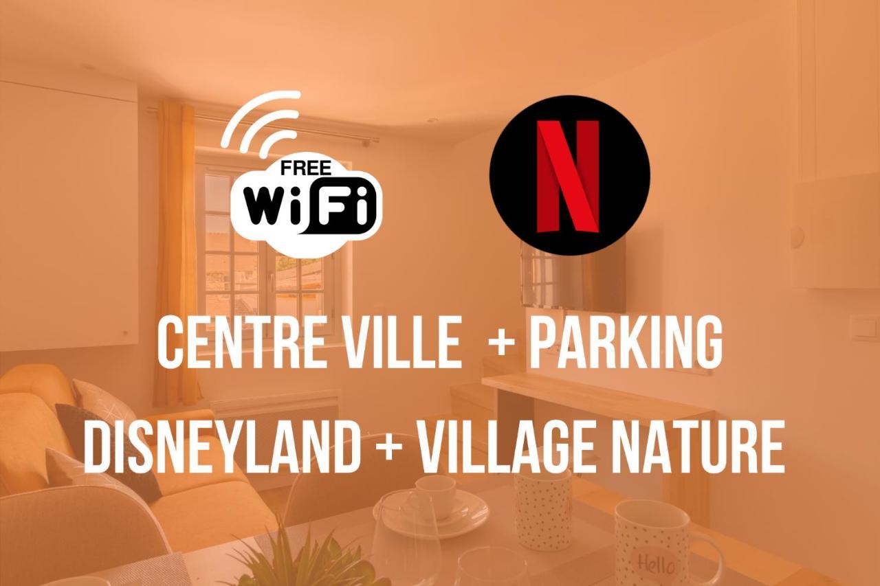 Self Checkin Automatique - 9 min Disney - LE MINNIE - COSYRENTING Villeneuve-le-Comte Extérieur photo