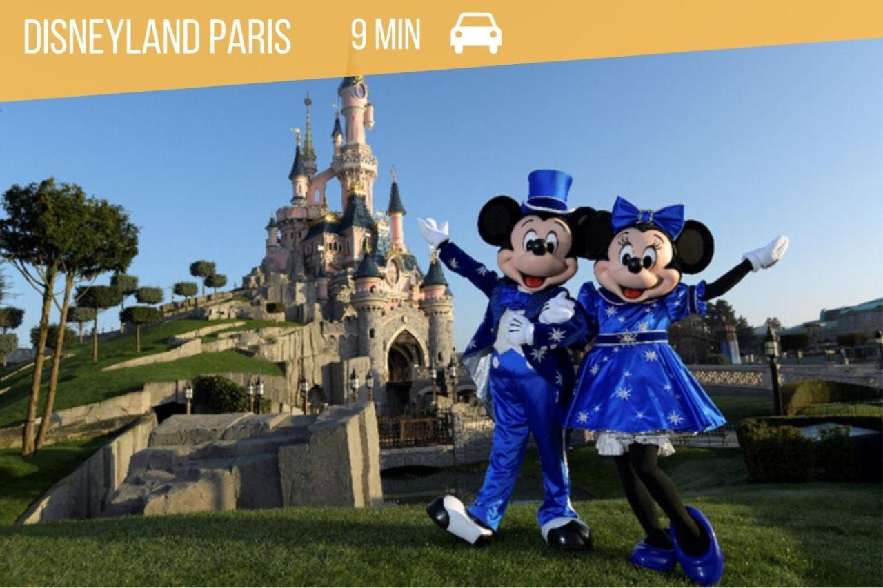 Self Checkin Automatique - 9 min Disney - LE MINNIE - COSYRENTING Villeneuve-le-Comte Extérieur photo